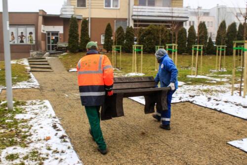 Ławki VIVE Texcellence Park Kielczan 2